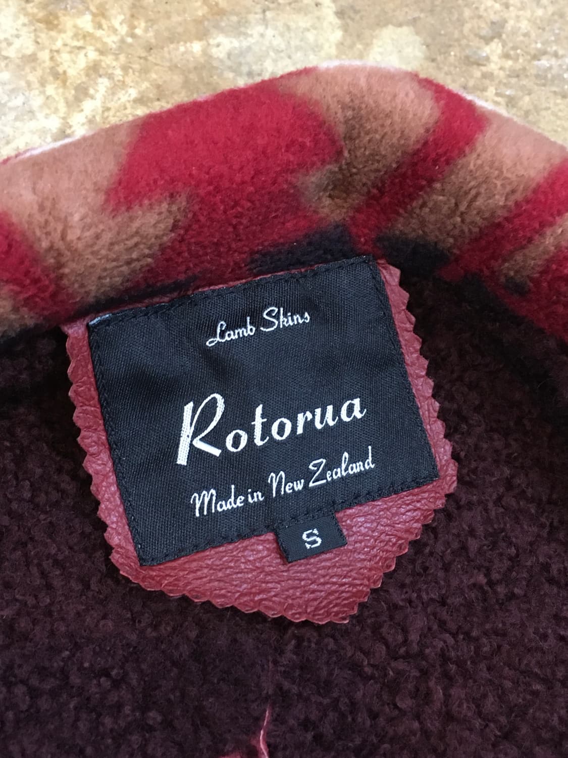 빈티지 뉴질랜드 램스킨 나바호 집업 상품이미지6