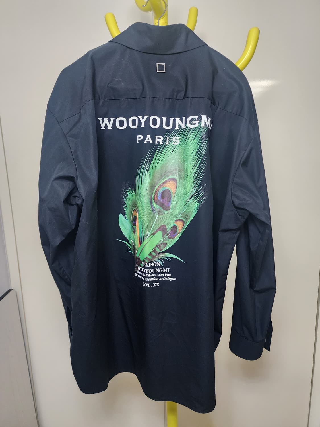 우영미 깃털 백로고 셔츠 상품이미지1