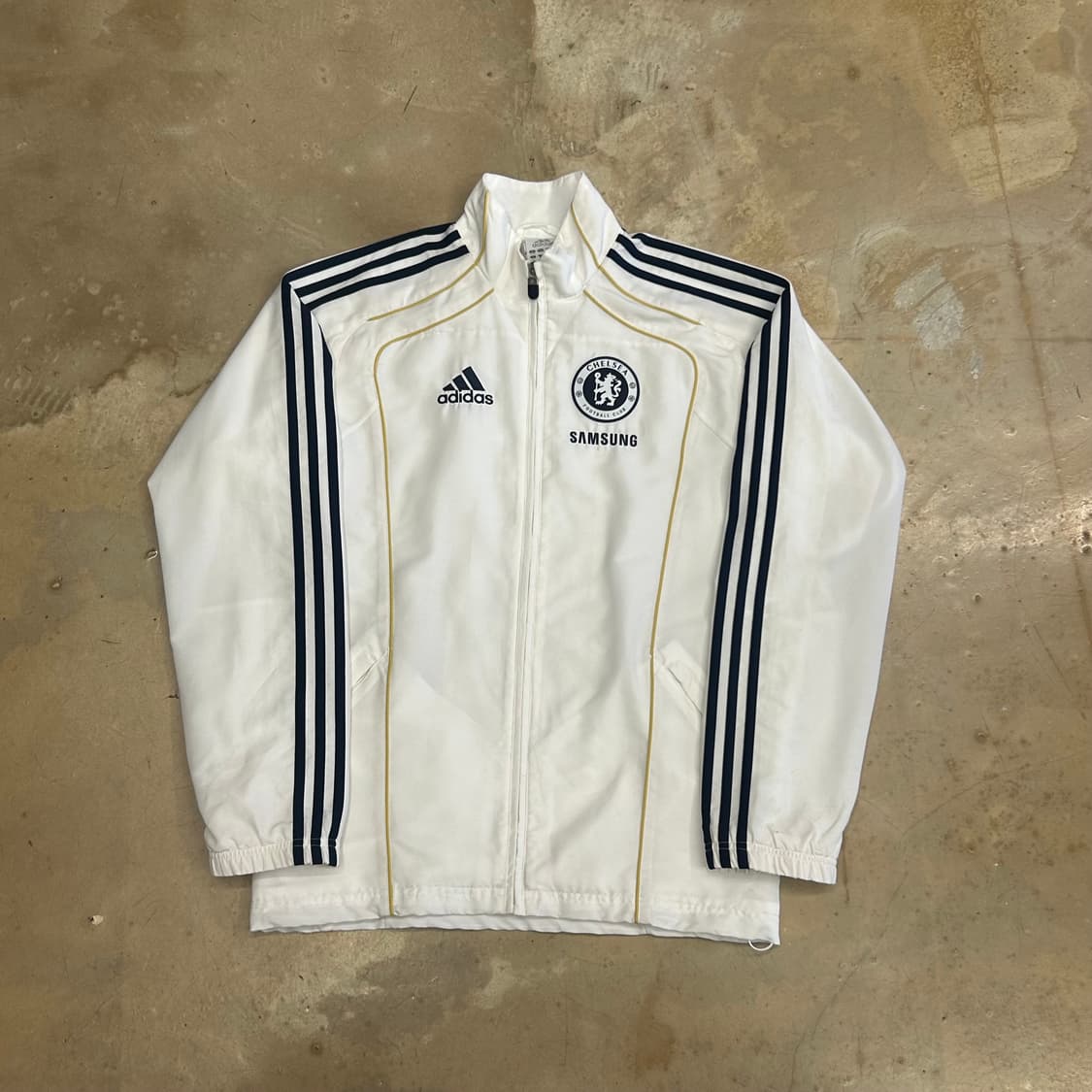 34/36 아디다스 첼시FC 화이트 바람막이 상품이미지2