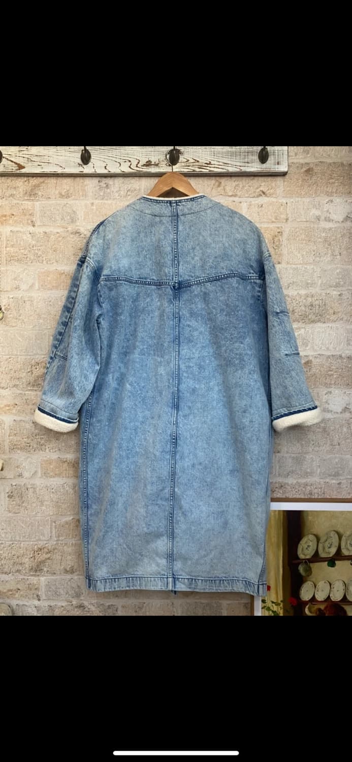 시스템 덤블포인트.데님코트😎 - 타임 마쥬 산드로 상품이미지6