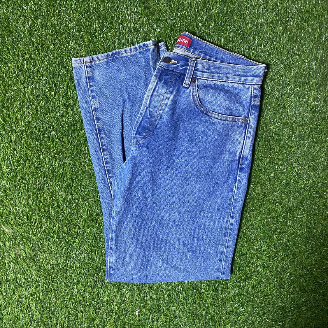 슈프림 레귤러진 인디고 24SS 상품이미지2