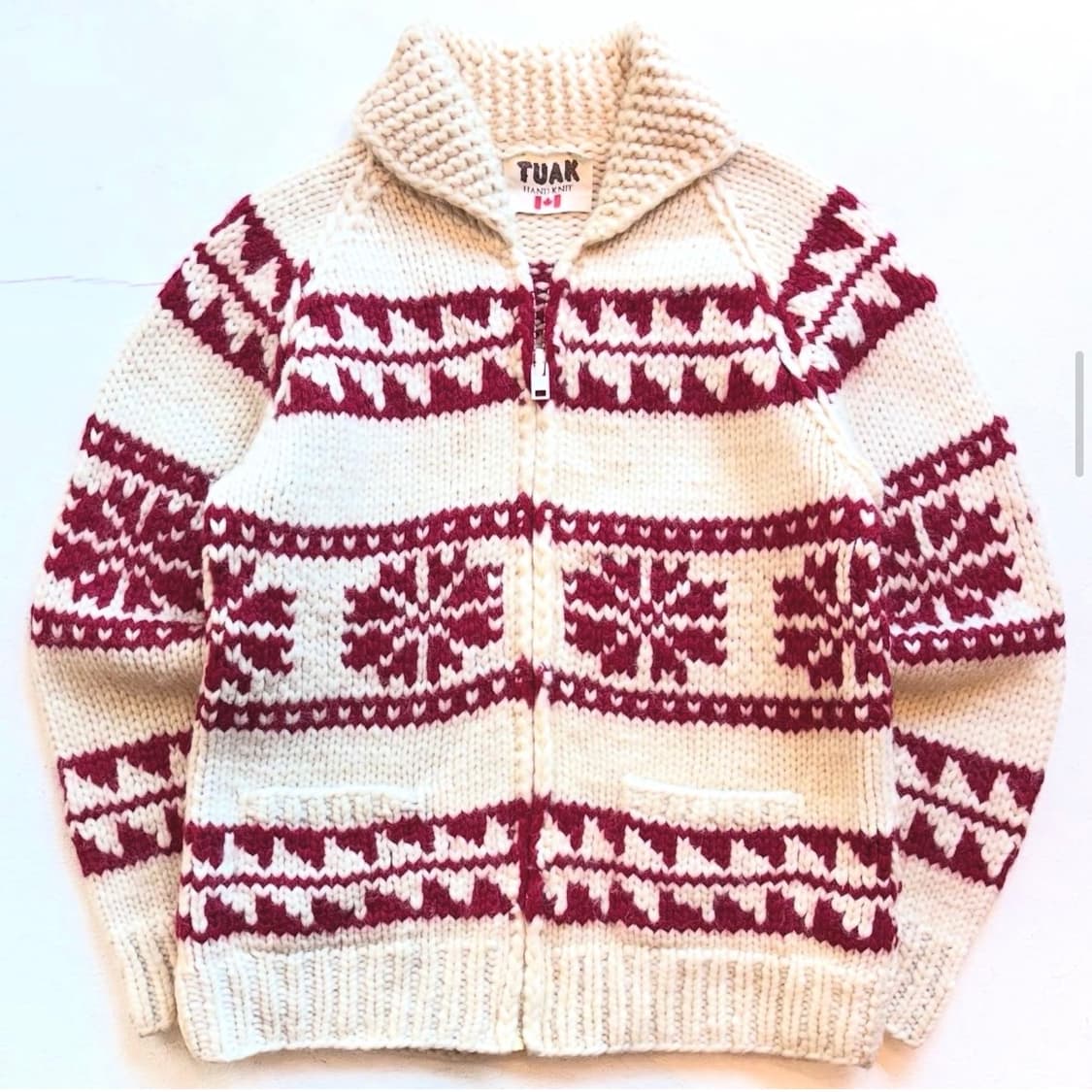 90's TUAK Handmade Cowichan sweater 상품이미지1