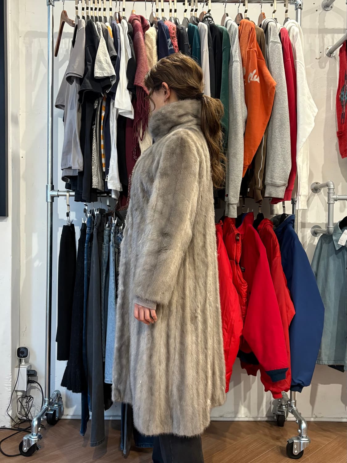 SAGA 밍크 퍼코트 상품이미지3