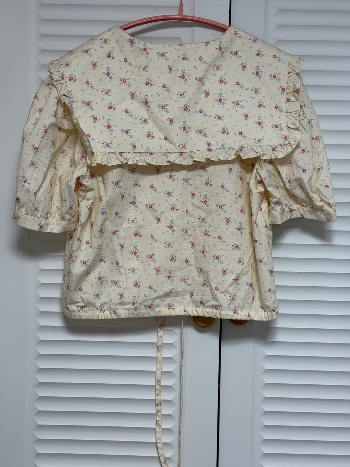 대장급 연한 둥근카라 버터색 코트 & 블라우스 세트 20만원에 급처! 상품이미지3