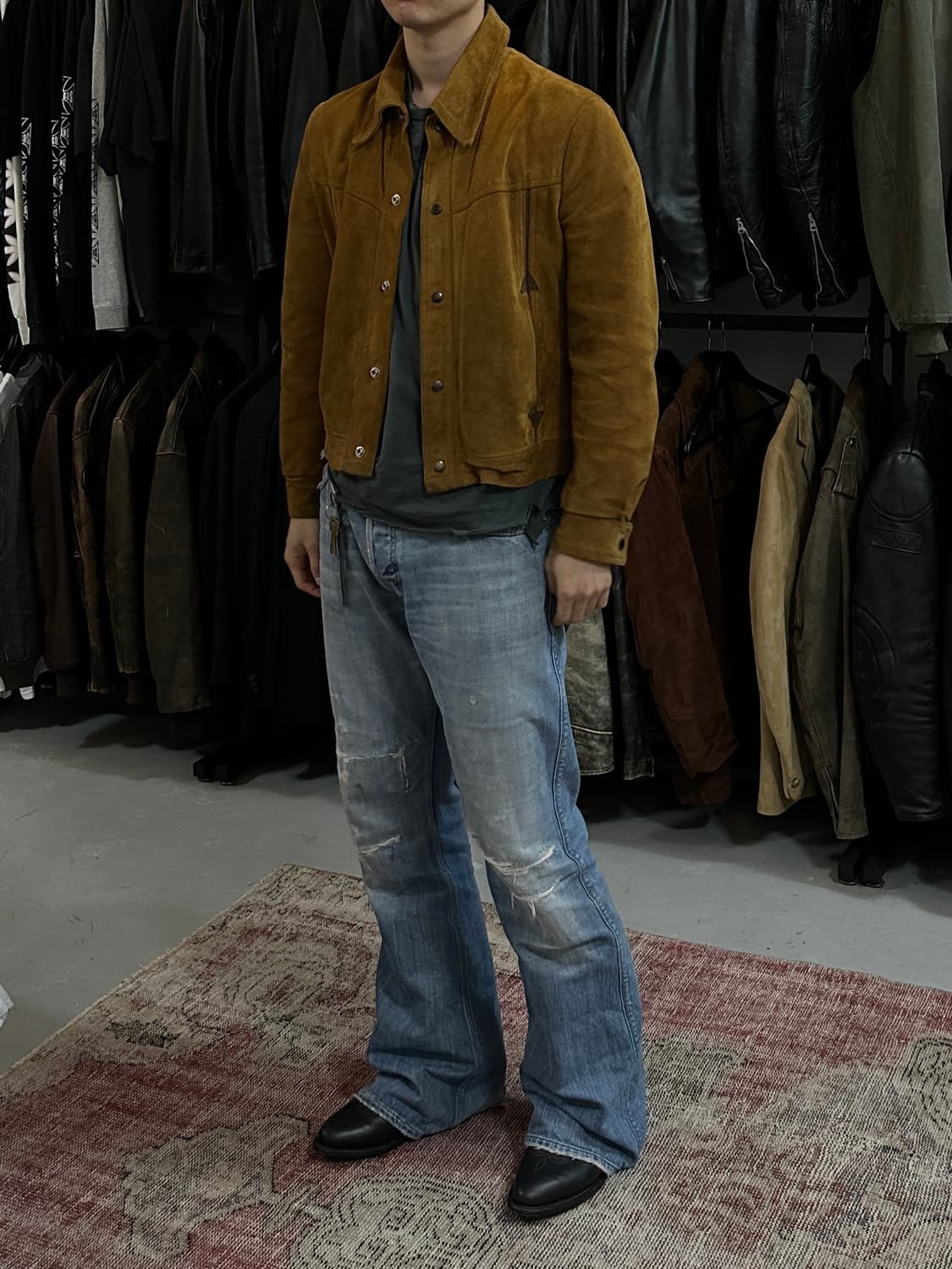 80's 빈티지 Sears 시어스 스웨이드 웨스턴 자켓 상품이미지2
