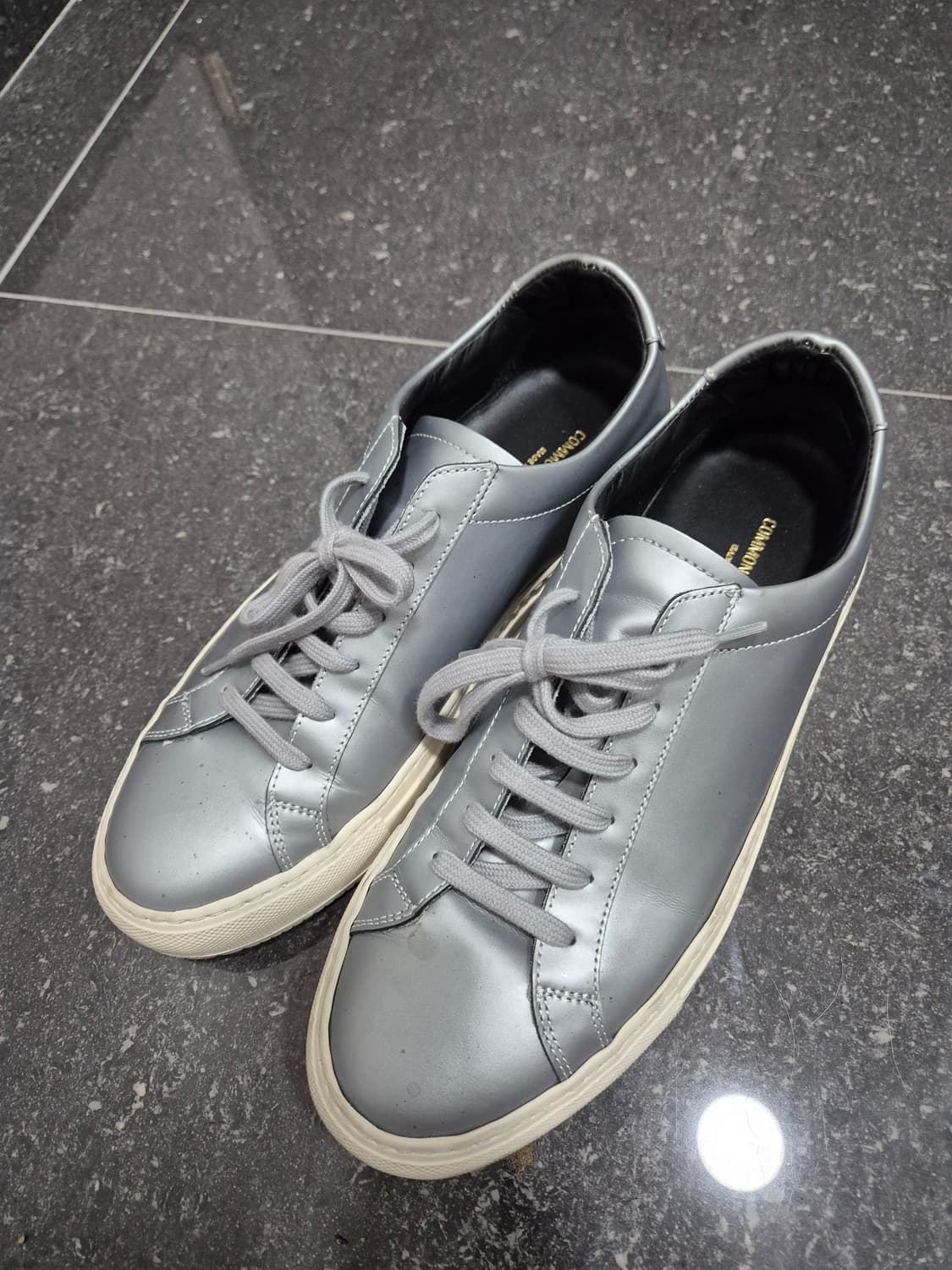 (사이즈 39)커먼 프로젝트 아킬레스 로우 실버 판매합니다 상품이미지1