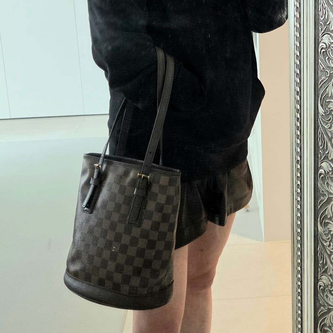 LOUISVITTON 루이비통 정품 다미에 버킷 마레 pm숄더백 상품이미지10