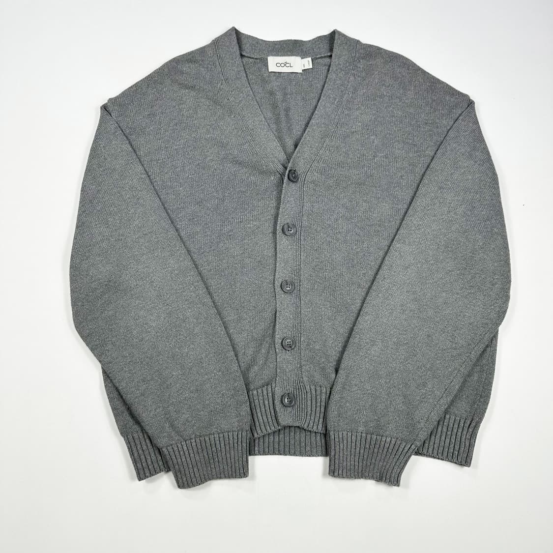 코클 cocl 데일리 그레이 니트 가디건 (L) 상품이미지2