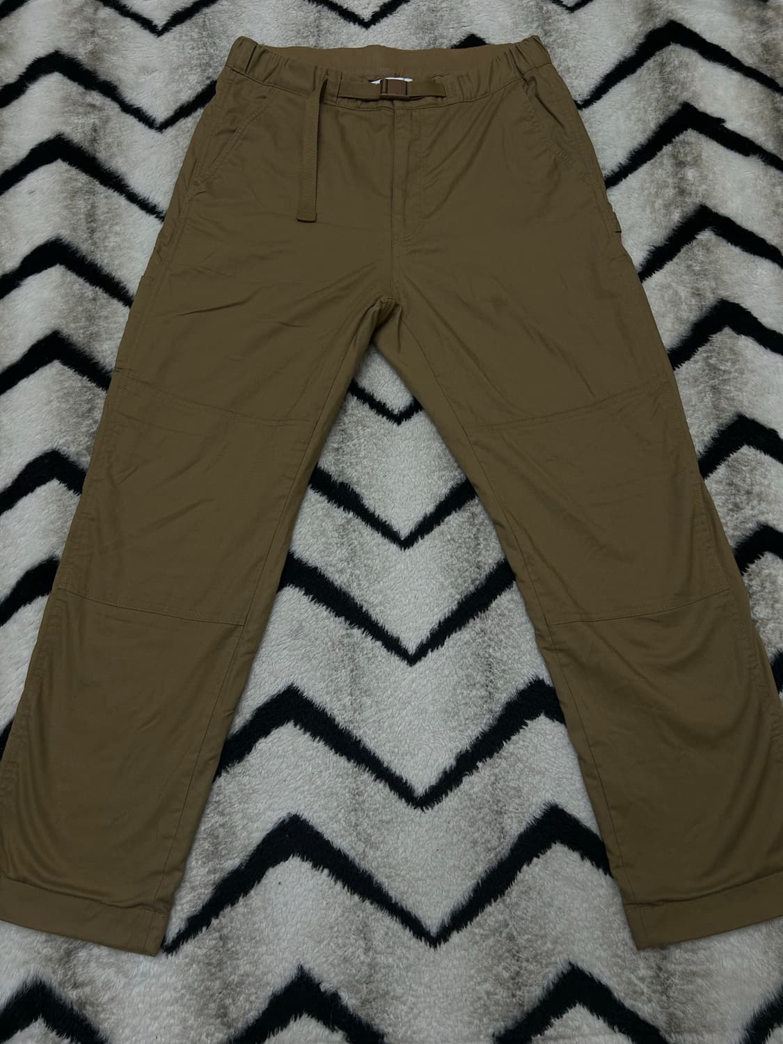 [M]유니클로xJw앤더슨 히트텍 카펜더 팬츠/옅은브라운 상품이미지1