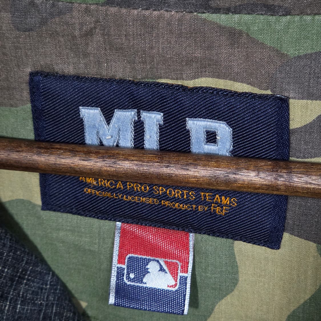 00S 엠엘비 양키스 데님 카모 후드집업 상품이미지9