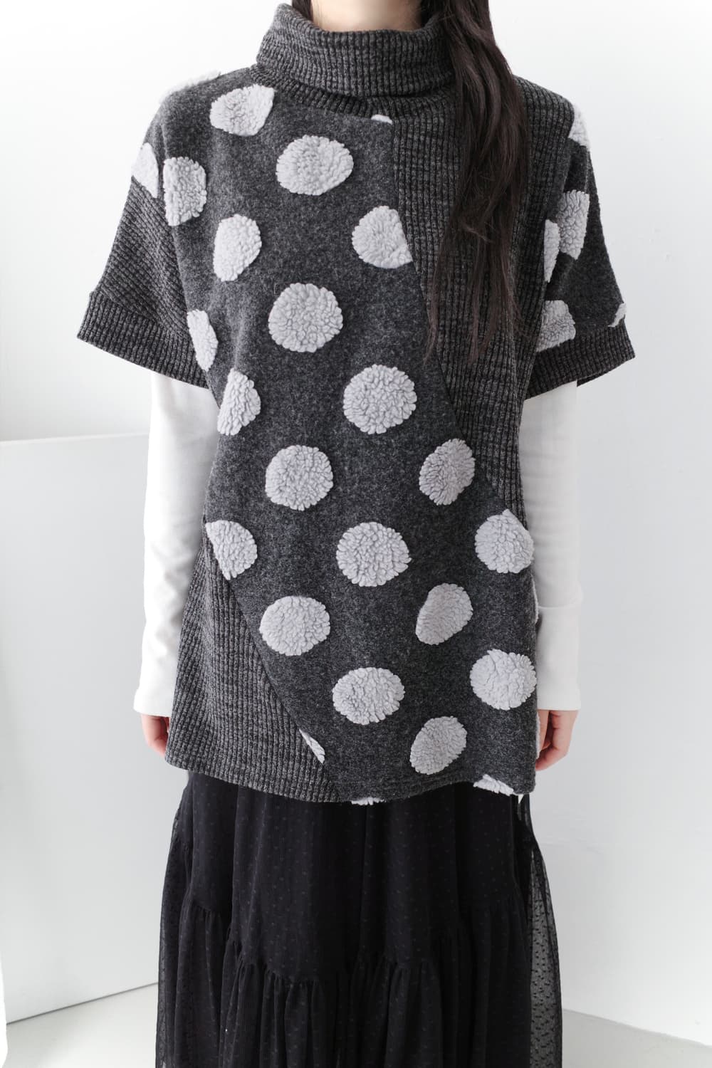 dot half knit 상품이미지6