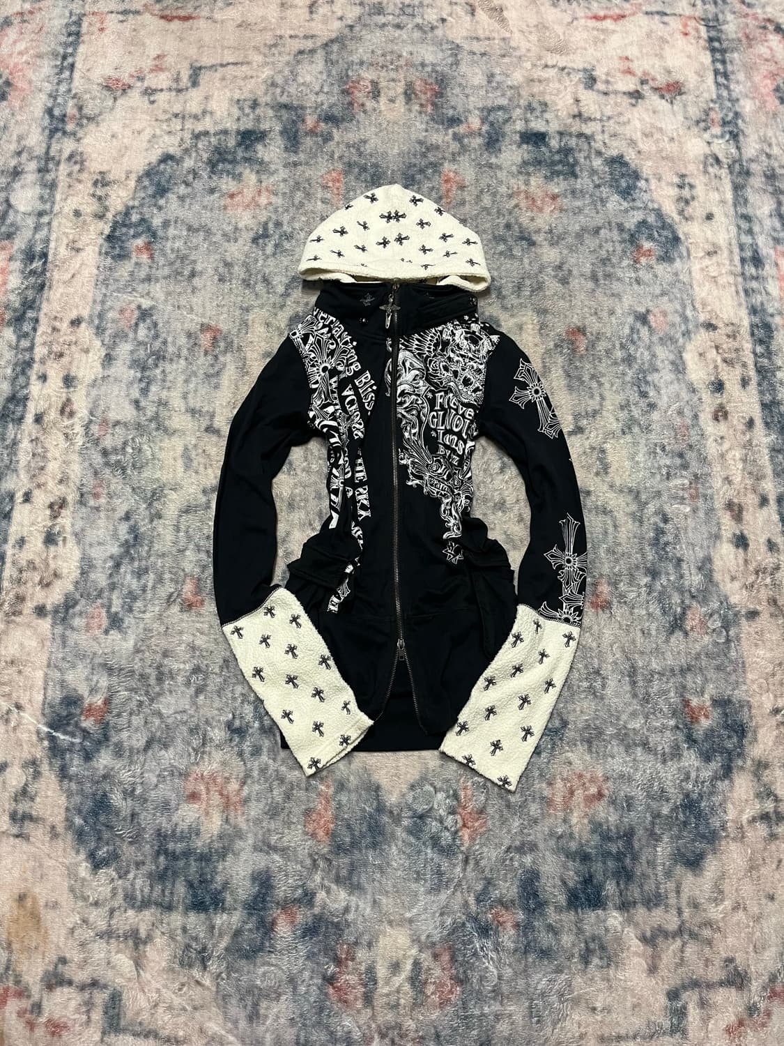 Glitz 00s rare cross gimmick hoodie  상품이미지2