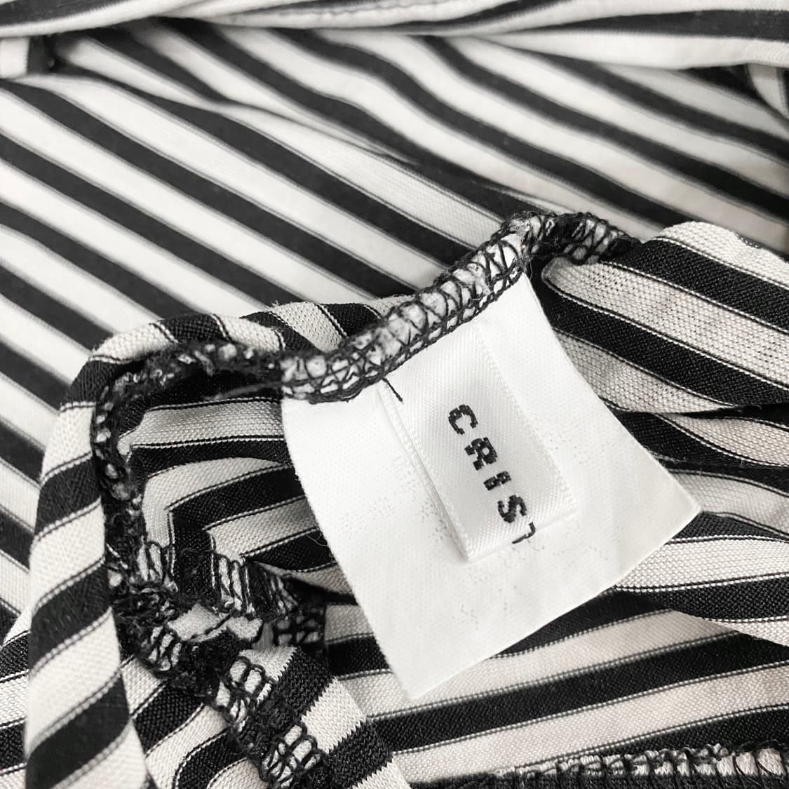 jpn 레이스 아플리케 스트라이프 슬리브리스 상품이미지5