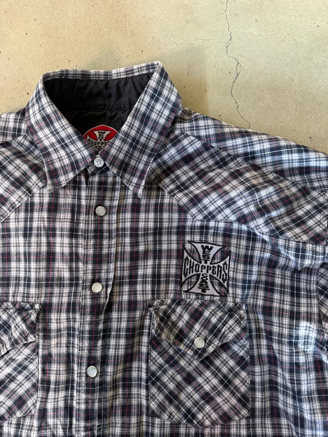 120$빈티지 웨스트 코스트 챠퍼스 플란넬 셔츠 XL 상품이미지4