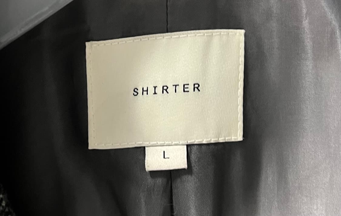 셔터 헤링본 발마칸 코트 L사이즈 상품이미지2