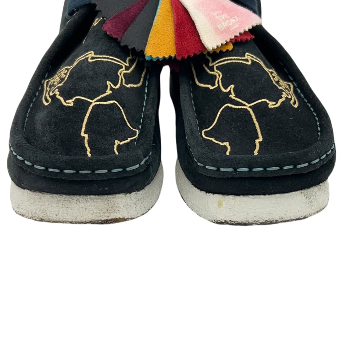 260 클락스 왈라비 부츠 자수 블랙 상품이미지5