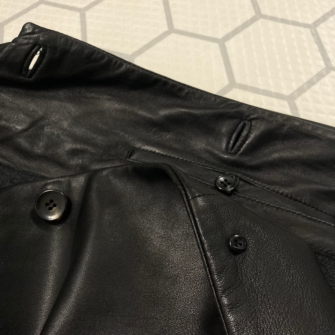 (L) 00s 라코스떼 카코트 동일드방레 🇰🇷 라코스테 양가죽 상품이미지9