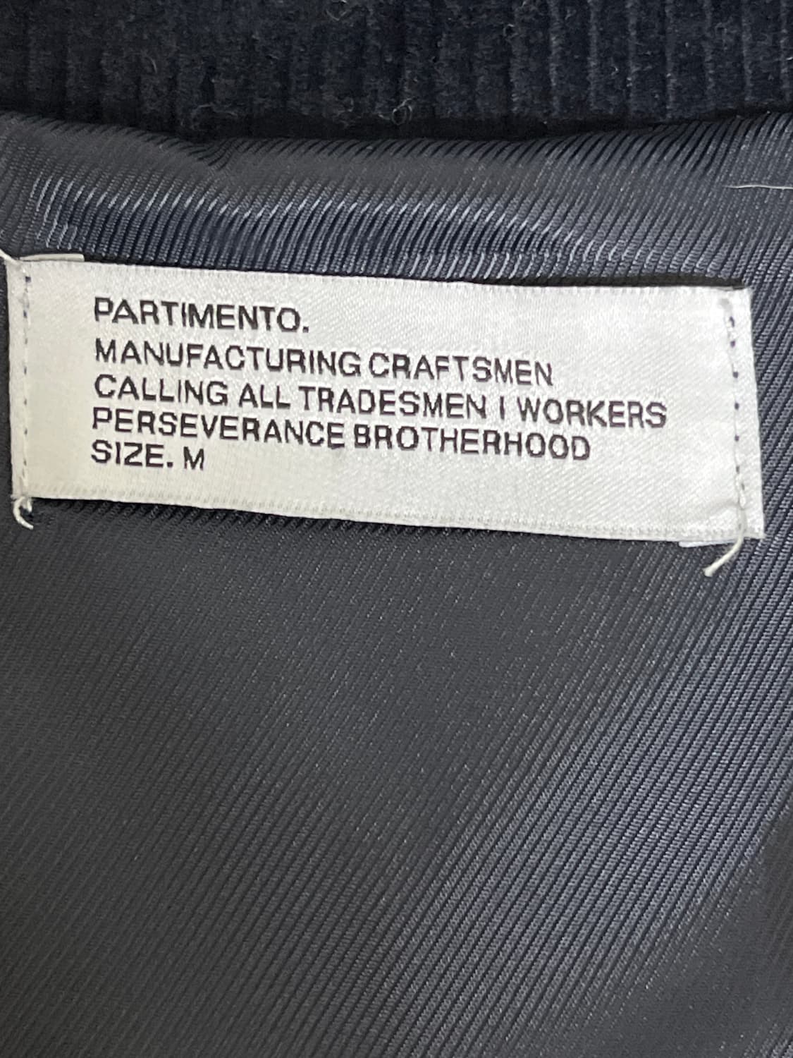 파르티멘토 바시티 자켓 네이비 상품이미지3