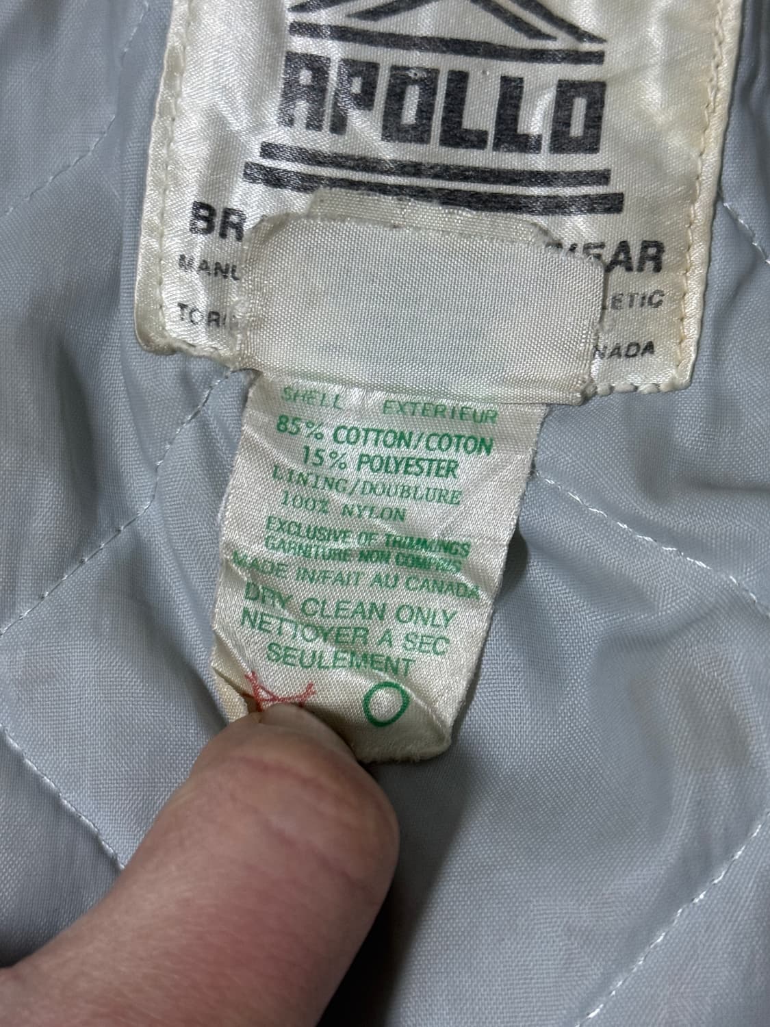 Apollo 와펜 패치 코듀로이 스타디움 자켓 바시티 자켓 상품이미지6