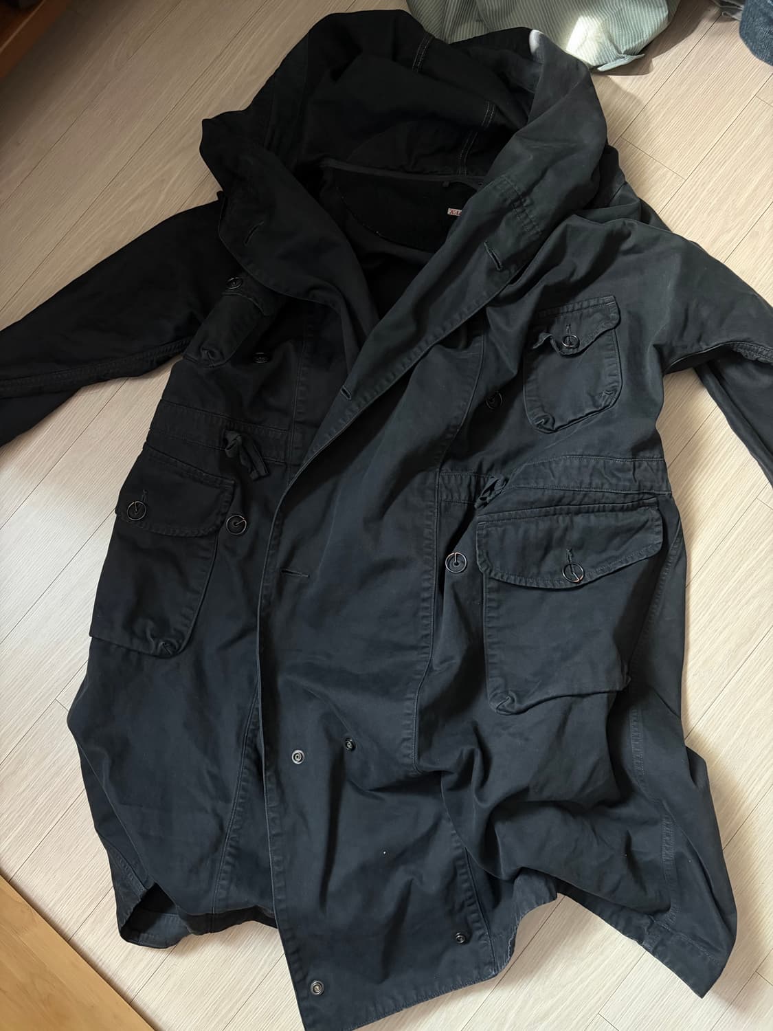 캐피탈 링코트 블랙 롱버전 [1] 상품이미지1