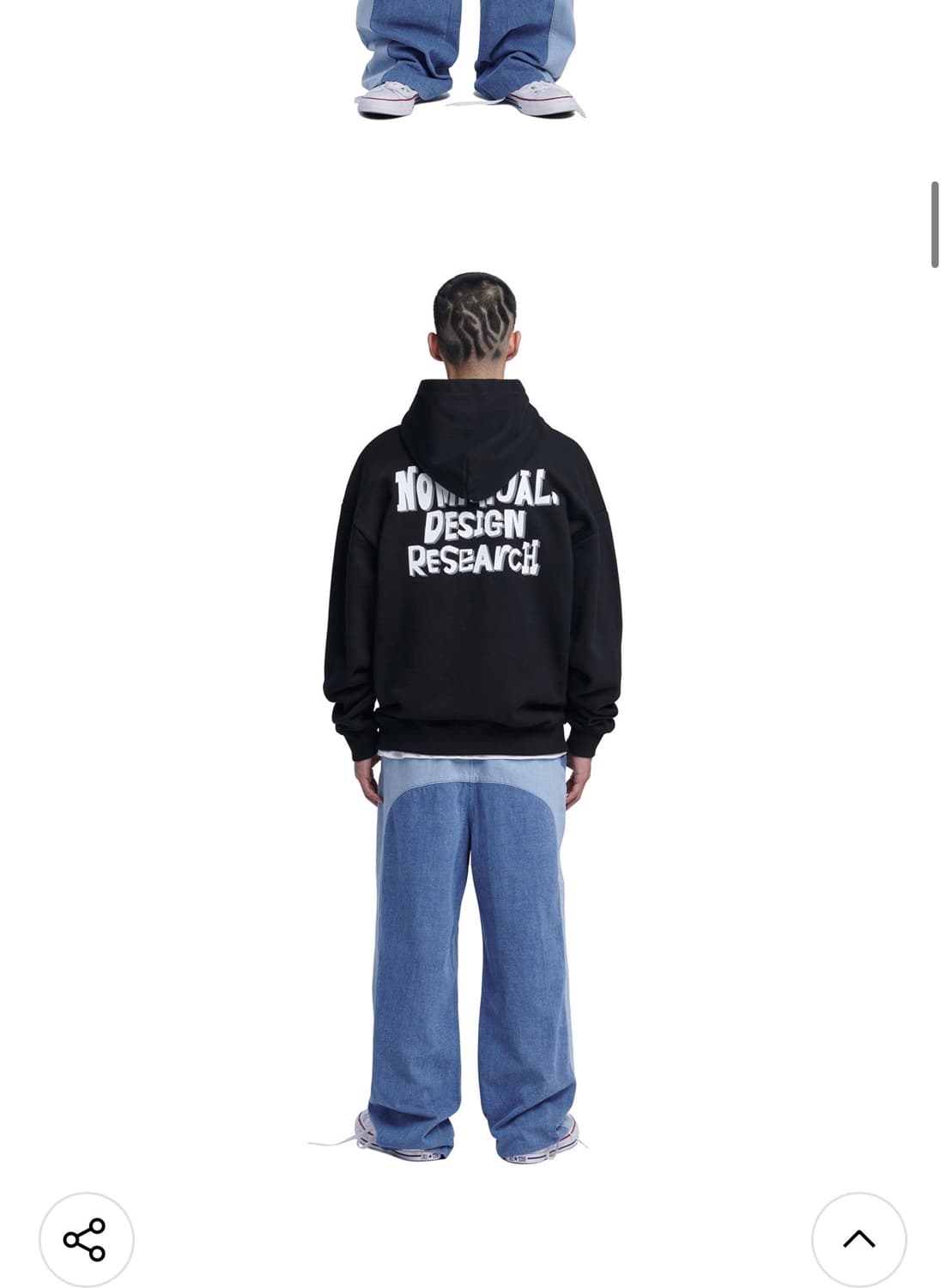 노매뉴얼 후드티셔츠XL 상품이미지3