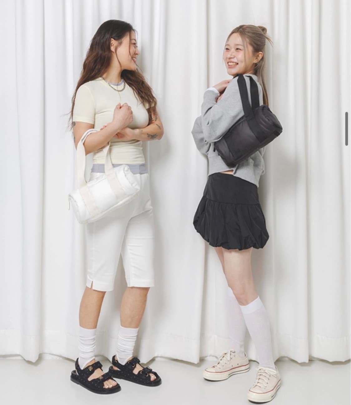 레스포삭 클래식 누아르 숄더 롤백(블랙) 상품이미지4