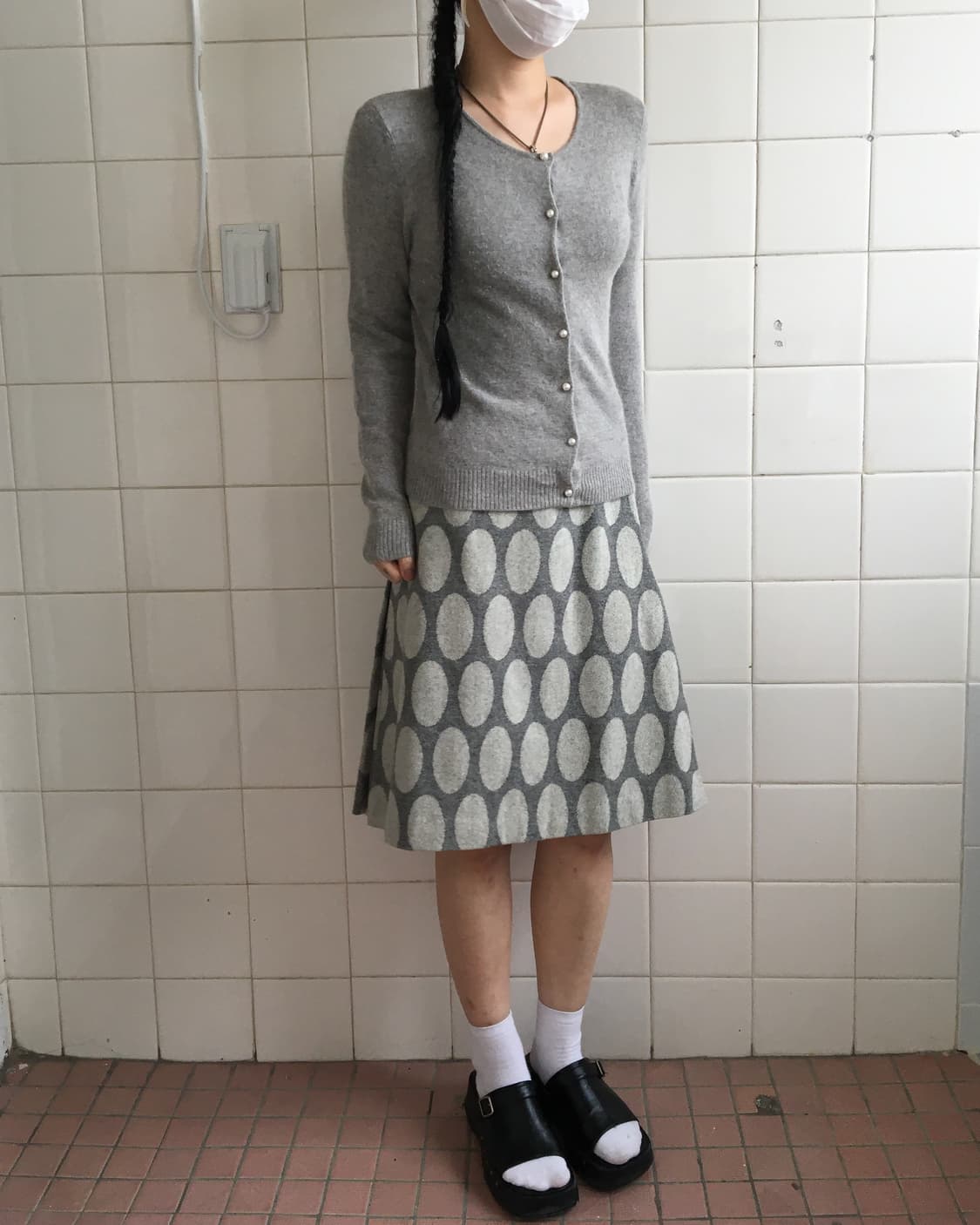 Button point knit cardigan 상품이미지5