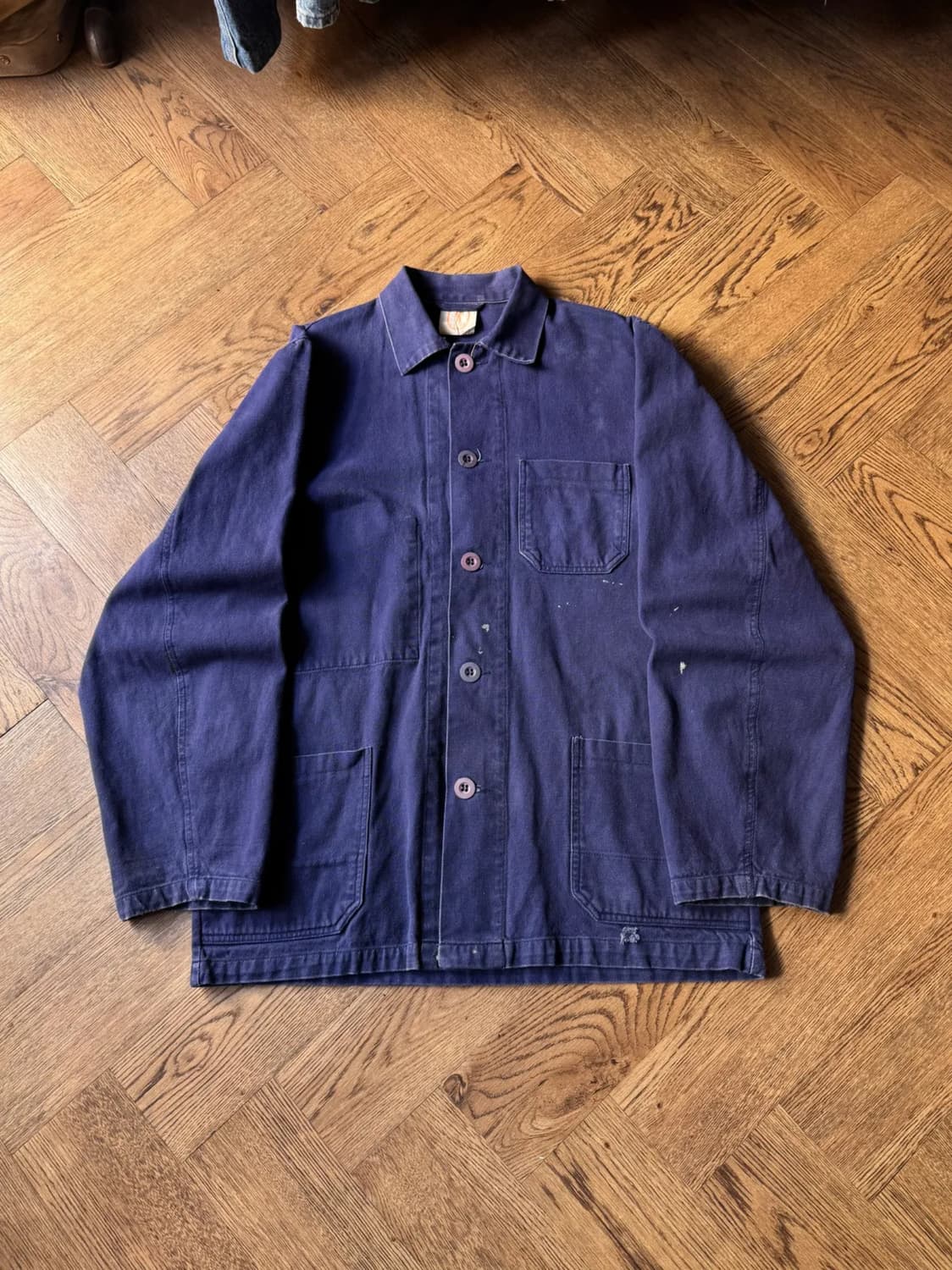 [M]90's EIKO 빈티지 페인팅 프렌치 워크자켓 상품이미지1