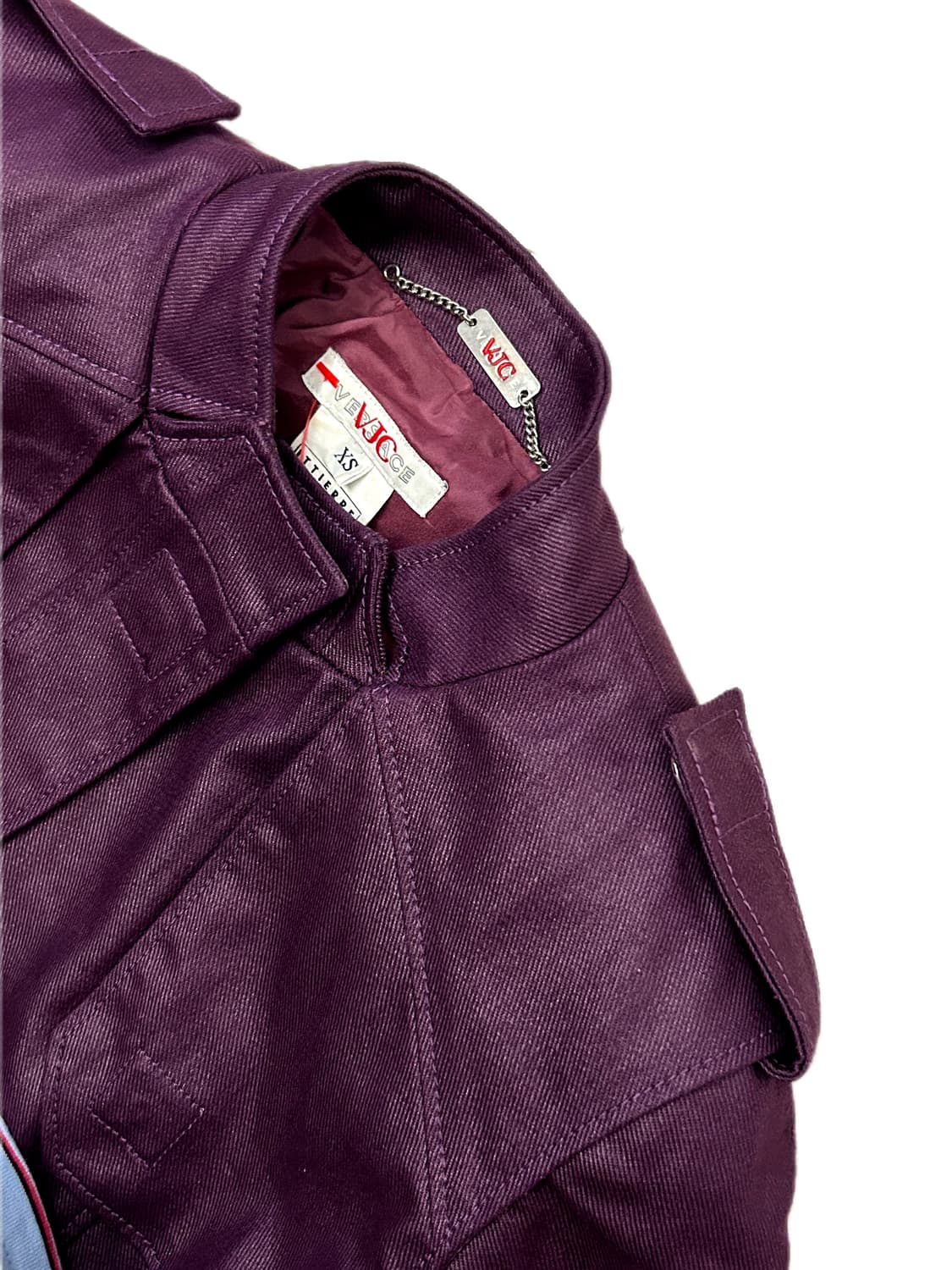 베르사체 진스 퍼플 데님 자켓 상품이미지2