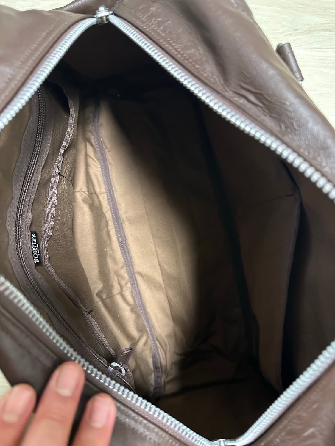 PORTER 요시다 포터 프리스타일 더플백 보스턴백 L 다크 브라운 상품이미지8