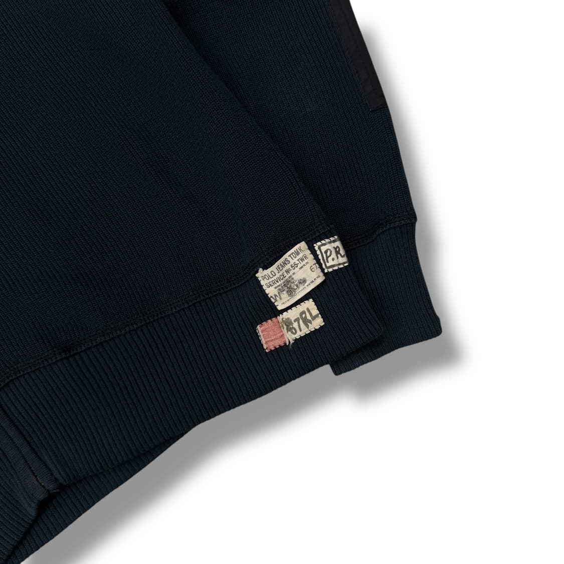 폴로진스 숄더패치 니트집업 r1999 상품이미지7