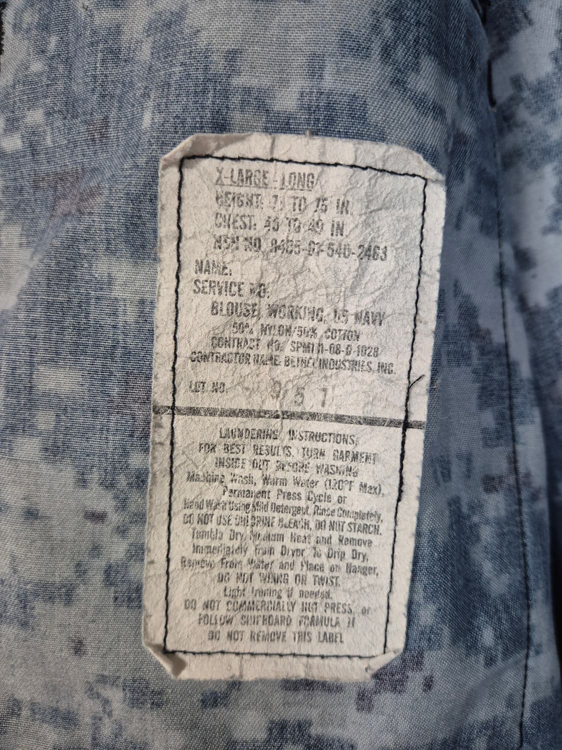 미 해군 NWU I 상의 상품이미지6