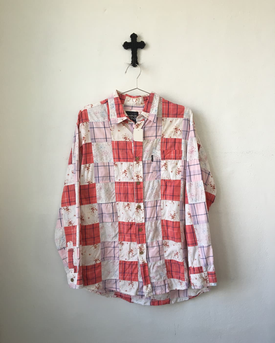 Patch work pattern shirt 상품이미지2