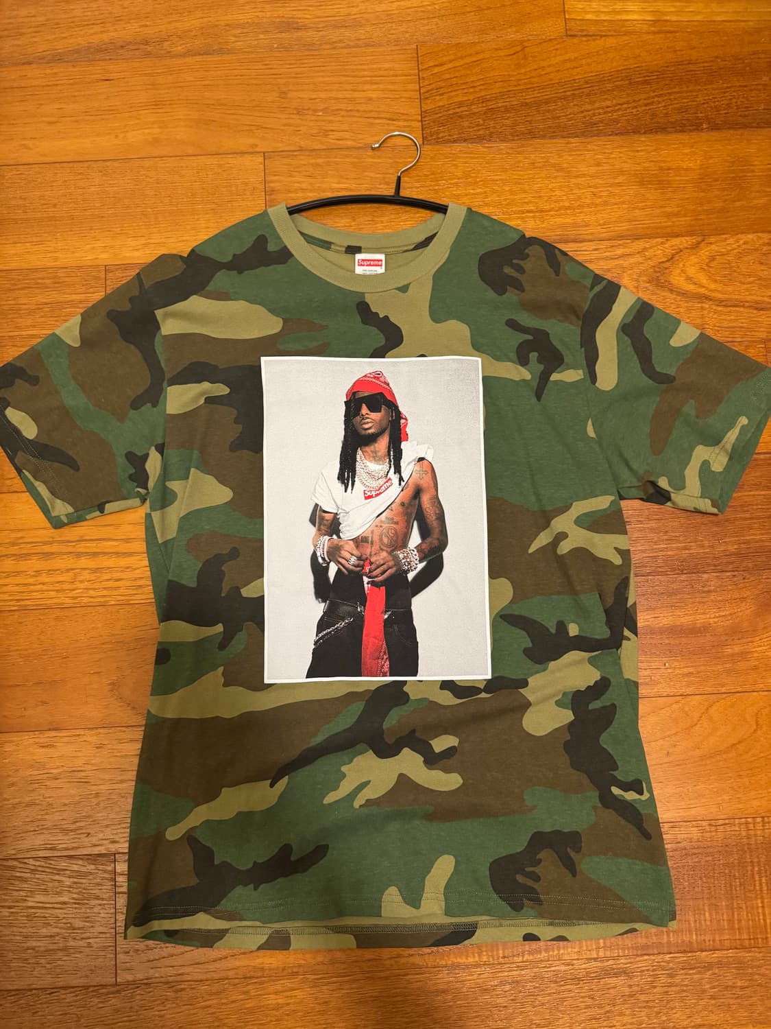 슈프림 플레이보이카티 카모반팔 L 판매합니다 상품이미지2