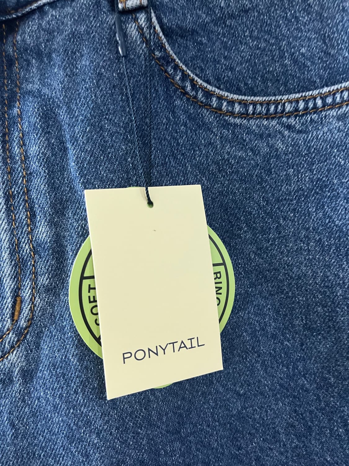 포니테일 PONYTAIL  본 벨라루즈핏진 (S) 상품이미지7