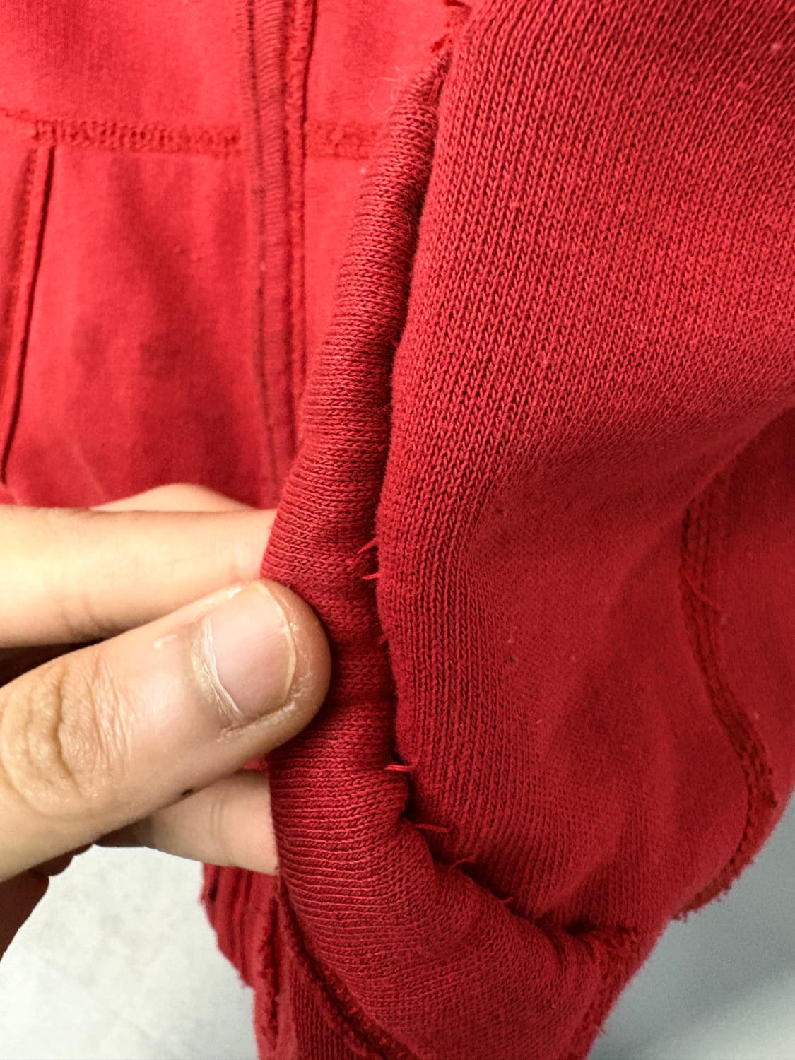 홀리스터 스펠로고 레드 후드집업 A3745 상품이미지7