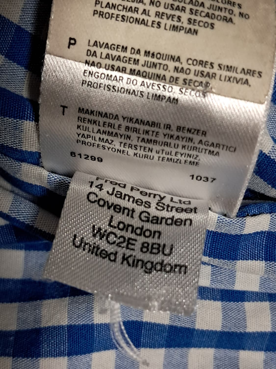 프레드페리 면 자켓 S 상품이미지9