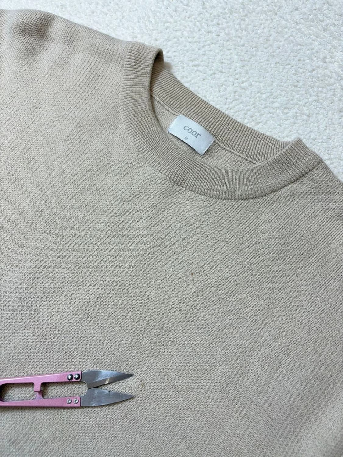 쿠어 Coor 탑필 울 라운드 니트 PN6252 상품이미지3