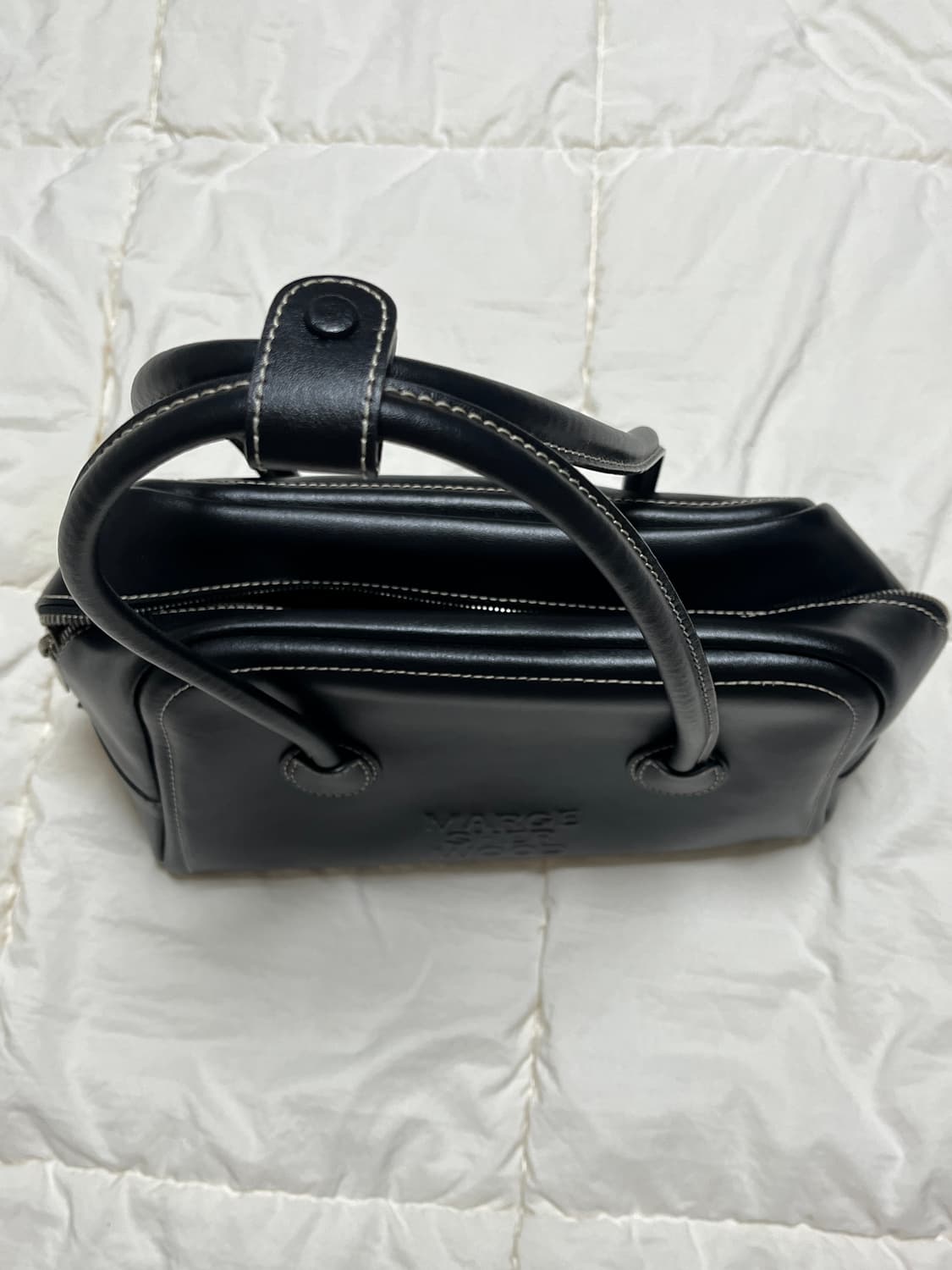 마지셔우드 소프트토트 블랙 플레인(소가죽) 상품이미지6