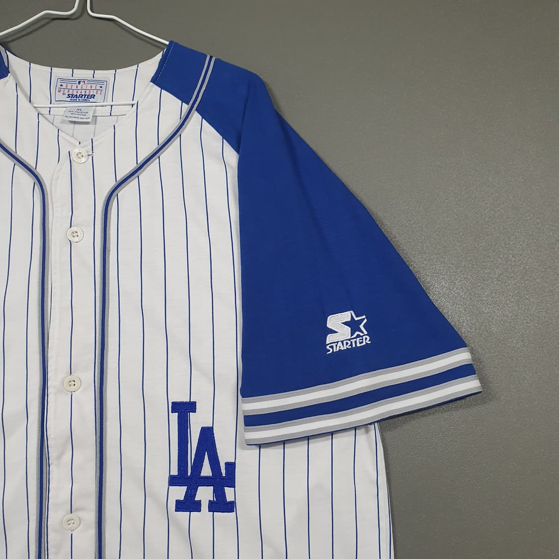 MLB X 스타터 LA 다저스 90s 반팔 홈 유니폼 코튼 져지 XL 상품이미지2