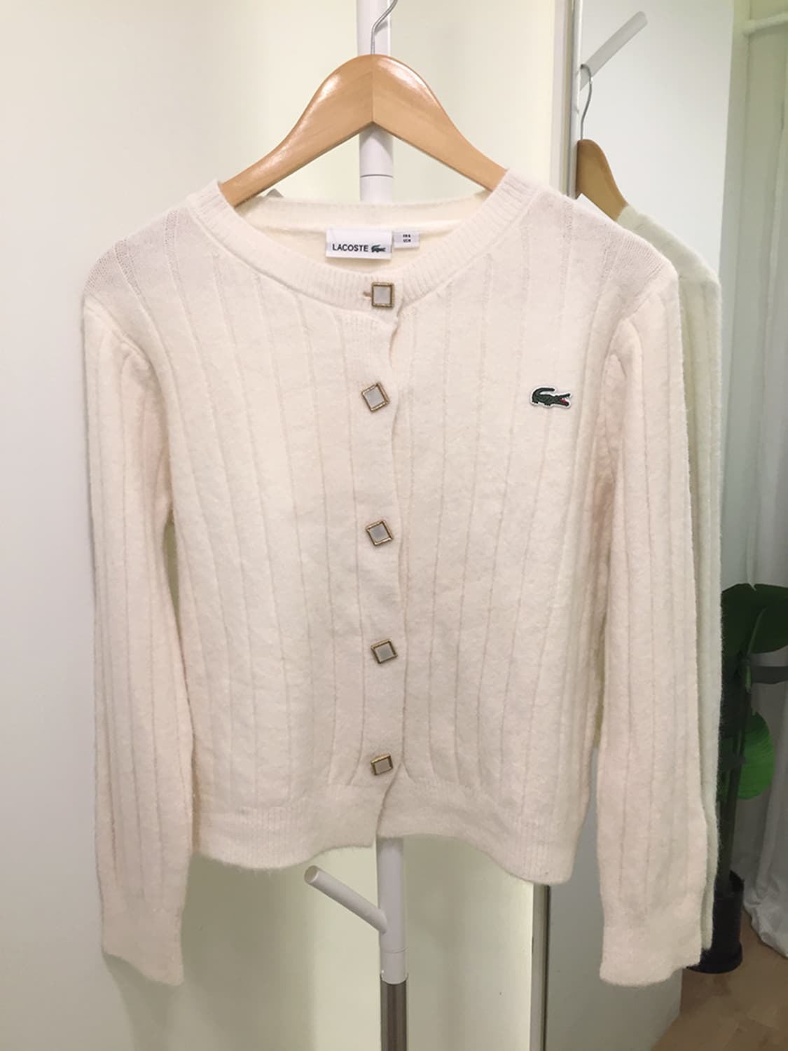 여성 라코스테 니트 가디건 95 상품이미지4