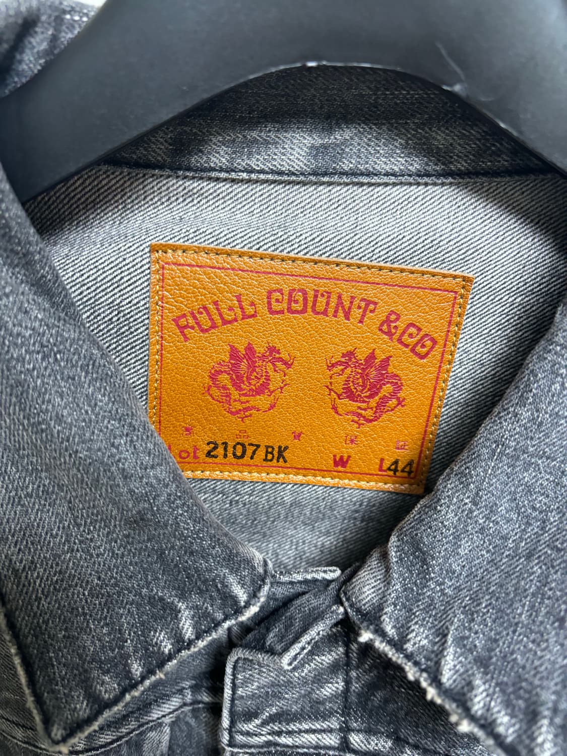 풀카운트 다트포드 자켓 블랙 44 상품이미지3