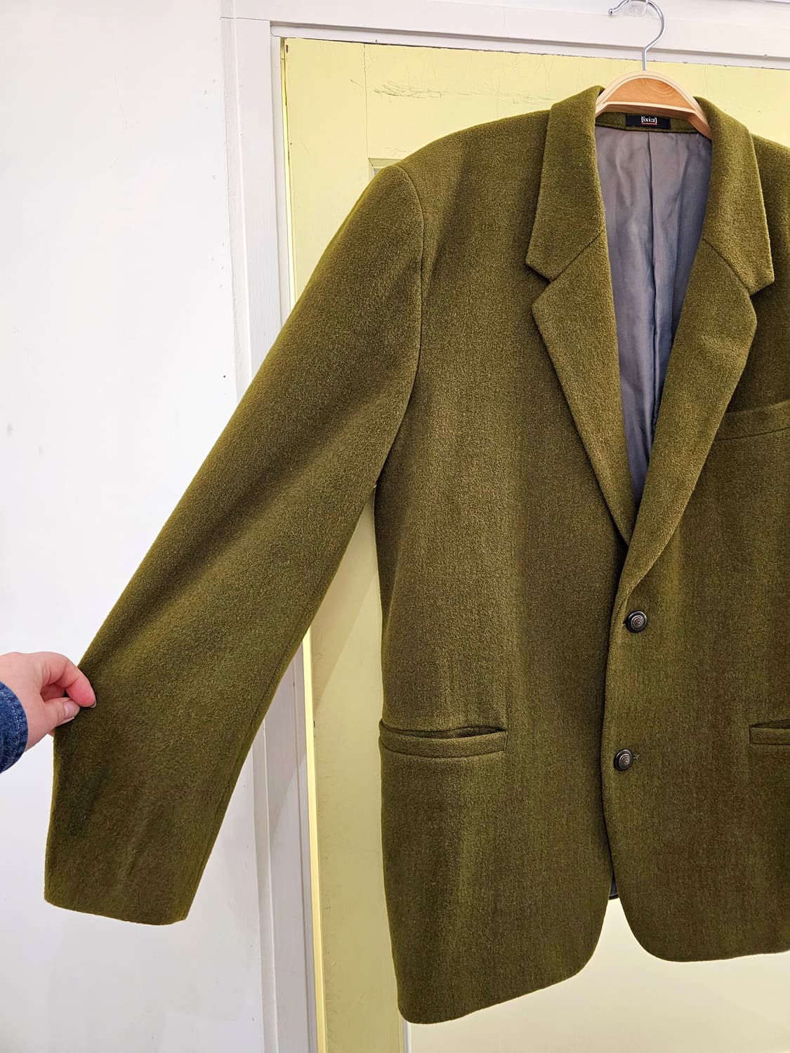 Ixi:z 익시즈 00's 올리브그린 울자켓 상품이미지4