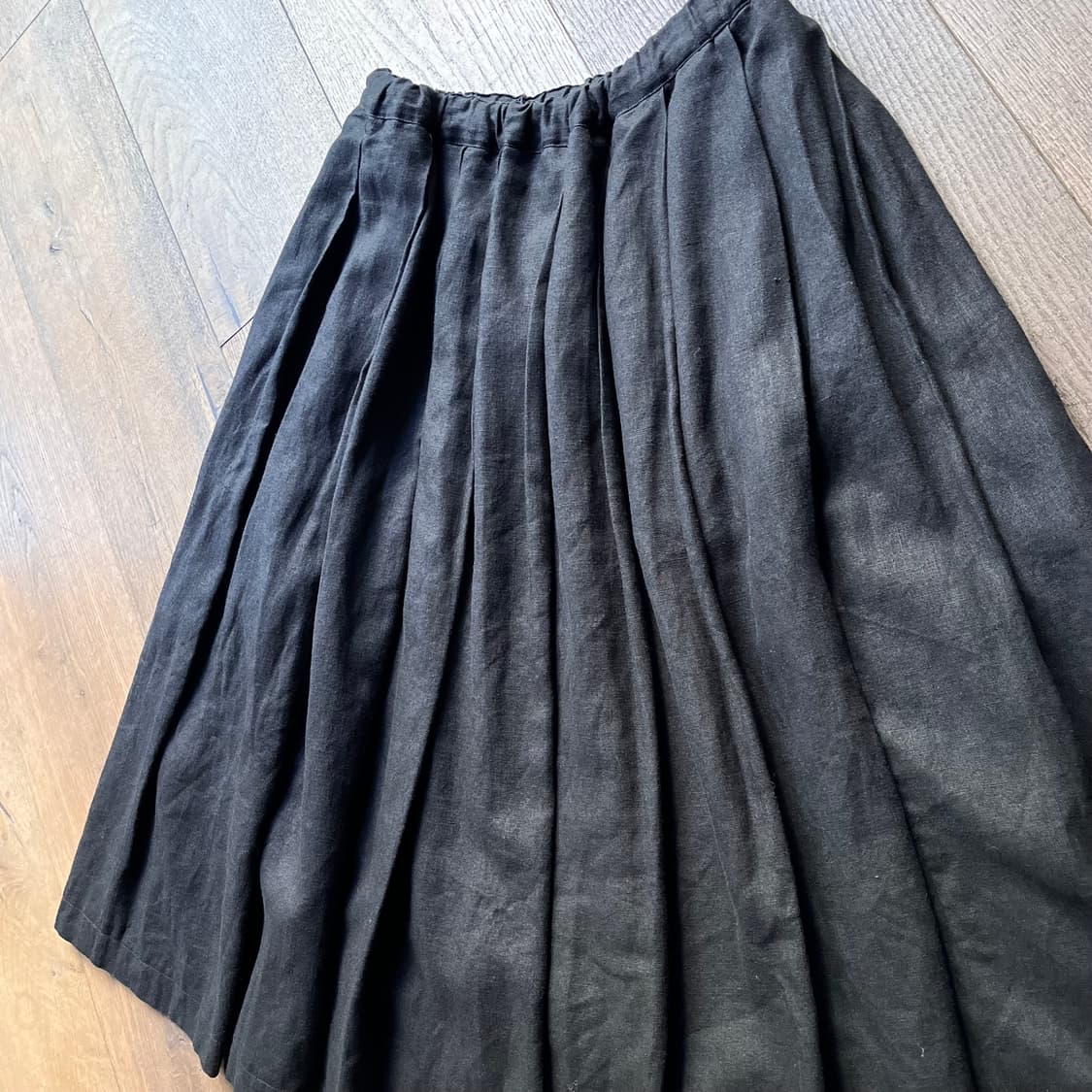Linen Long Pleats Skirt 상품이미지5