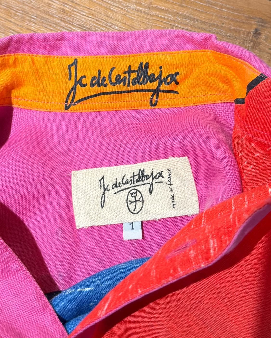 쟝 샤를르 드 카스텔바작 린넨 팝아트 패턴 셔츠 상품이미지7