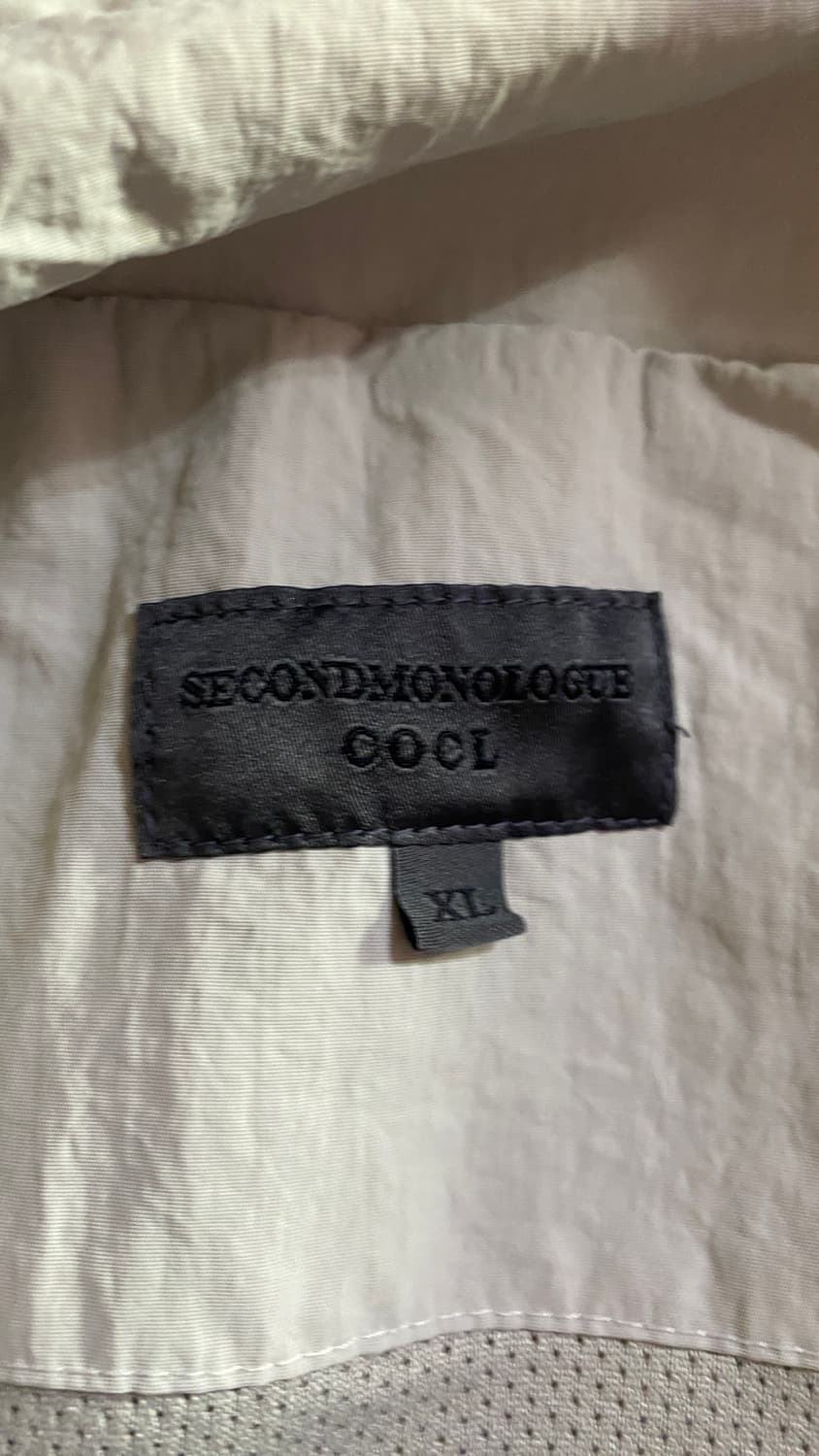 세컨드모놀로그 라이트 그레이 포켓 바람막이 자켓 XL 상품이미지7