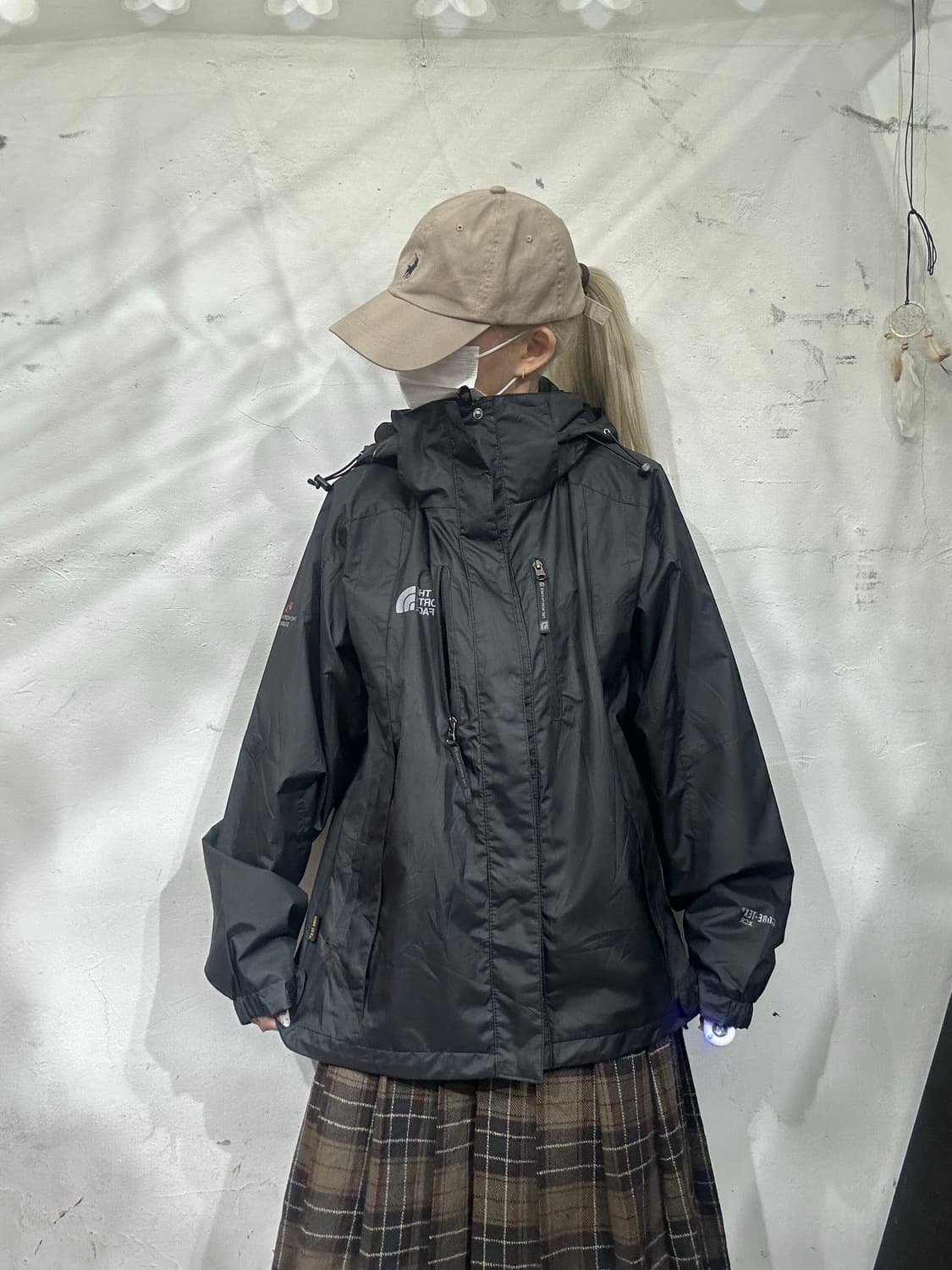 노스페이스 블랙 서밋 고어택스 오버핏 바람막이 자켓 S 상품이미지2