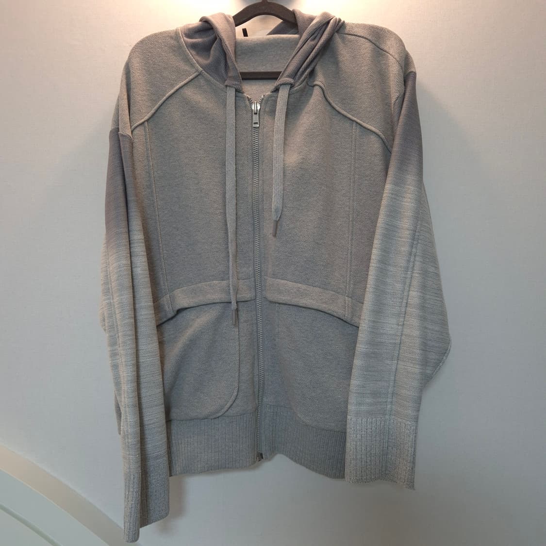 시스템 옴므 컨트라스트 후드 집업 상품이미지1