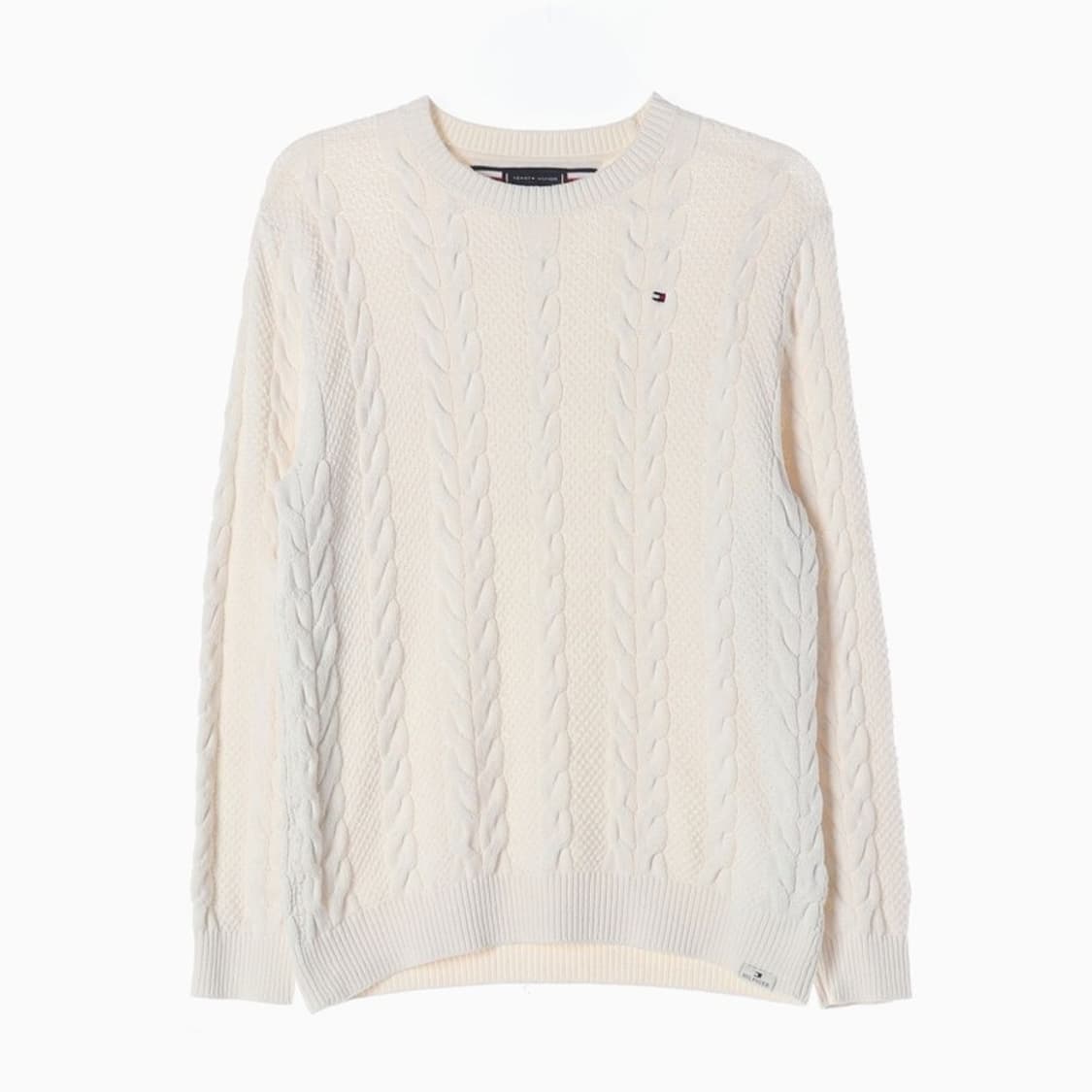 타미힐피거 코튼 블렌드 케이블 꽈배기 니트 상품이미지1