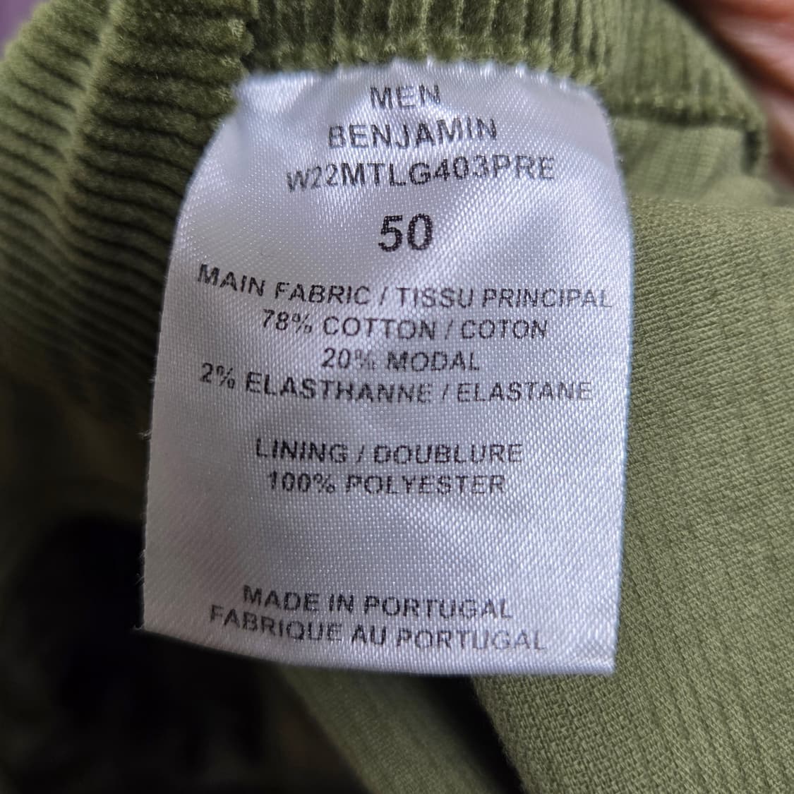 Officine Générale 코듀로이셔츠 자켓 (50) 상품이미지5